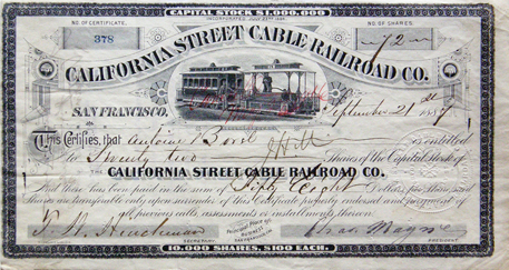 «California Street Cable Railroad Co., no. 6, 1884»